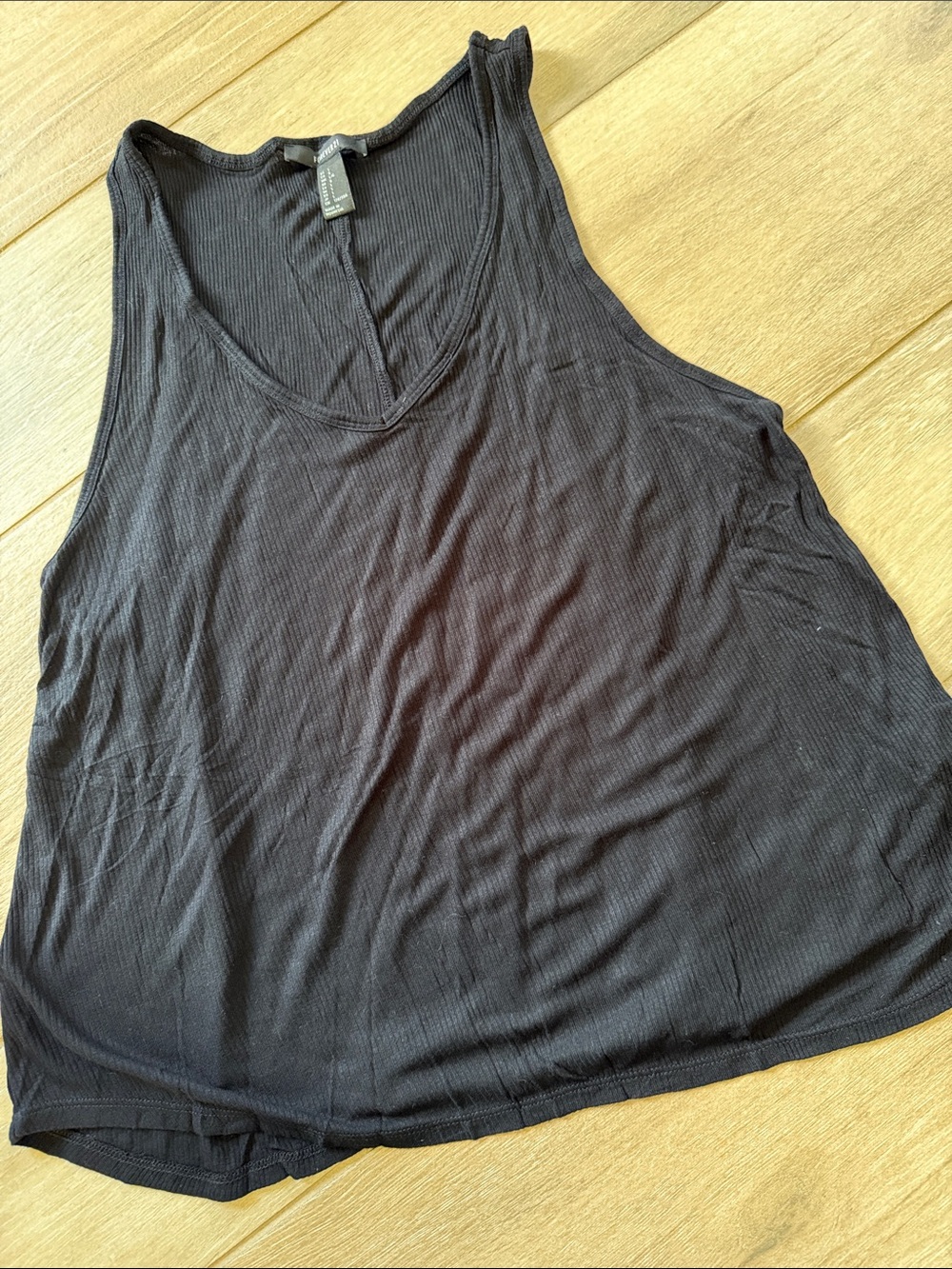 Forever 21 Ribbed Racerback Tank LARGE